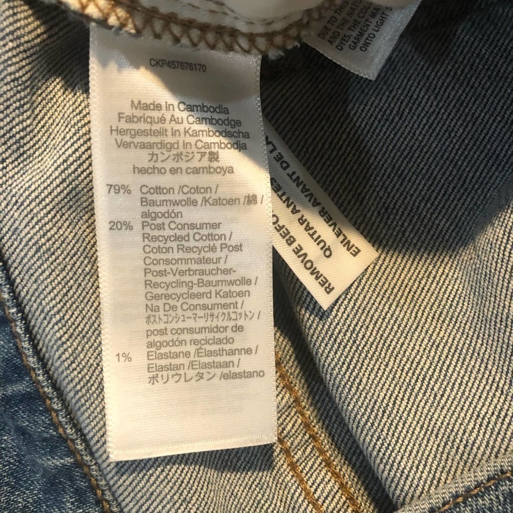 Madewell NWT The Perfect Vintage Jeans in Denman Wash Size 28 - Picture 8 of 10